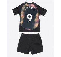 Leicester City Jamie Vardy #9 Koszulka Wyjazdowa dzieci 2024-25 Krótki Rękaw (+ krótkie spodenki)